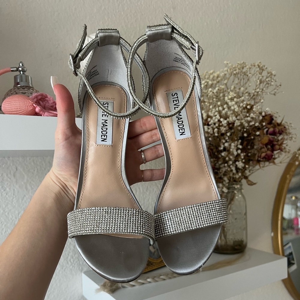 Steve Madden Rhinestone Heels - Picture 3 of 7
